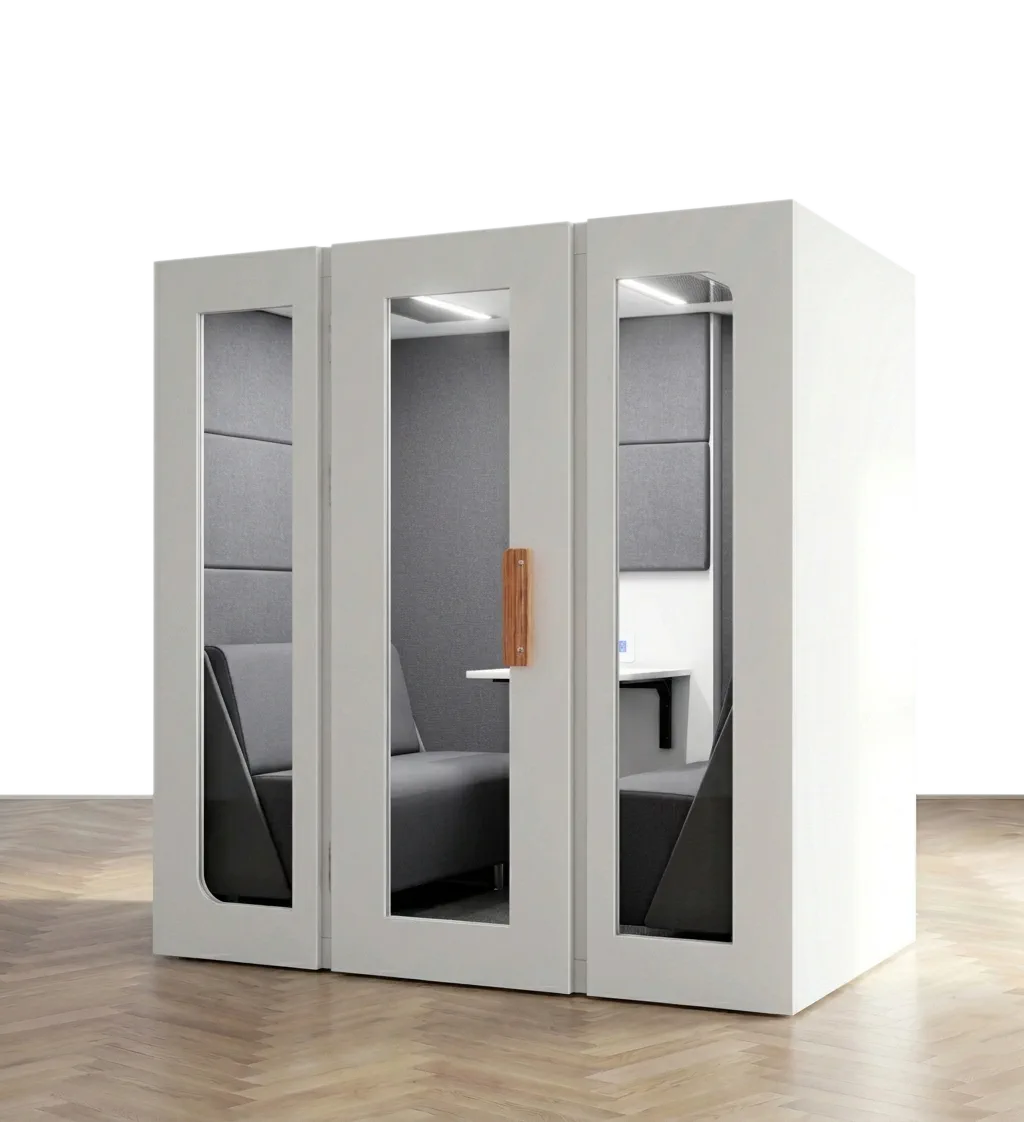 Acoustic office booth Silentbox Quartet Lite